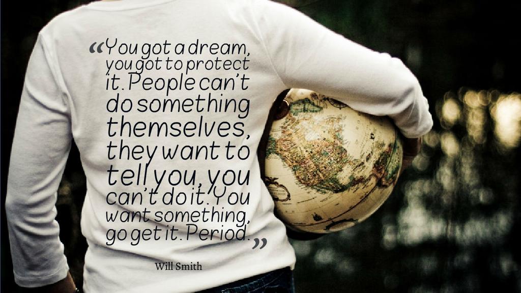 AddGoals's tweet photo. You got a dream, you got to protect it.#addgoals #goals #achieve #dreams #quotes #motivation #inspiration #WillSmith https://t.co/zEj3YcsSuT