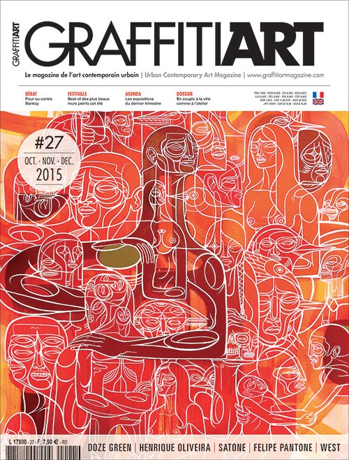Oh Snap!!Cover action and a nice spread in this month's issue of "GraffitiArt magazine.On sale like nows....