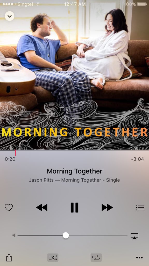 britishshowers's tweet photo. I know I'm a little slow but I just purchased #MorningTogether by @acousticjason and it's cute af omg 😍 https://t.co/7pxujgySpl