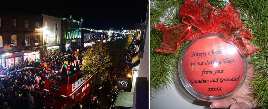 MyMarlowUK's tweet photo. Xmas lights switched on Thu 19th Nov, and YOU can have a personalised bauble on the tree! 
https://t.co/OoPOnKoAwv https://t.co/L07uHQ2pCm