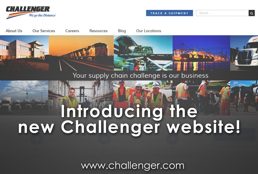 Visit our newly designed website: challenger.com #newlook  #samegreatservice #newwebsite #WeGoTheDistance