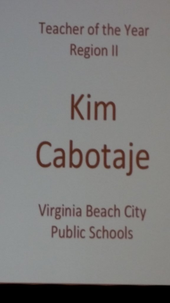 TerriDarnellGRT's tweet image. So proud of my GRT colleague , Kim Cabotaje, honored at VA Assoc. of the Gifted. @VBECC #vbgifted #VAgifted2015