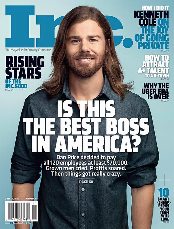 YPO's tweet photo. Congratulations to #YPO member @DanPriceSeattle @GravityPymts on the November @Inc cover! https://t.co/yUp0zsh2eA