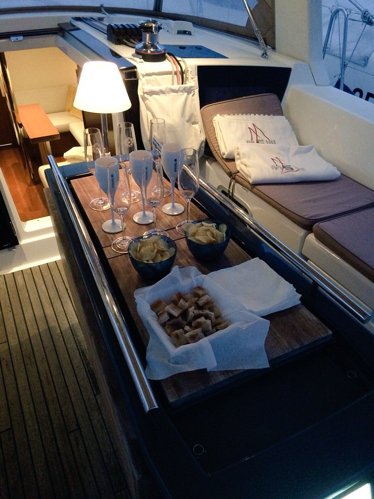 MySailingWeek's tweet photo. It's happy hour time and the happiest place to be is naturally on board with MSW,#happyHour,#sailig,#october,#boat https://t.co/t7JcSoHkkP