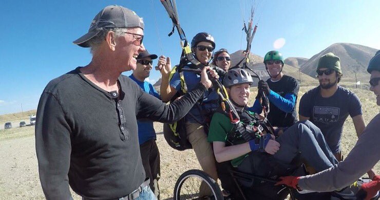 ProjectAirtime's tweet photo. #team #Paragliding #AdaptiveSports #Fly @ProjectAirtime https://t.co/8mTOrnVwyA
