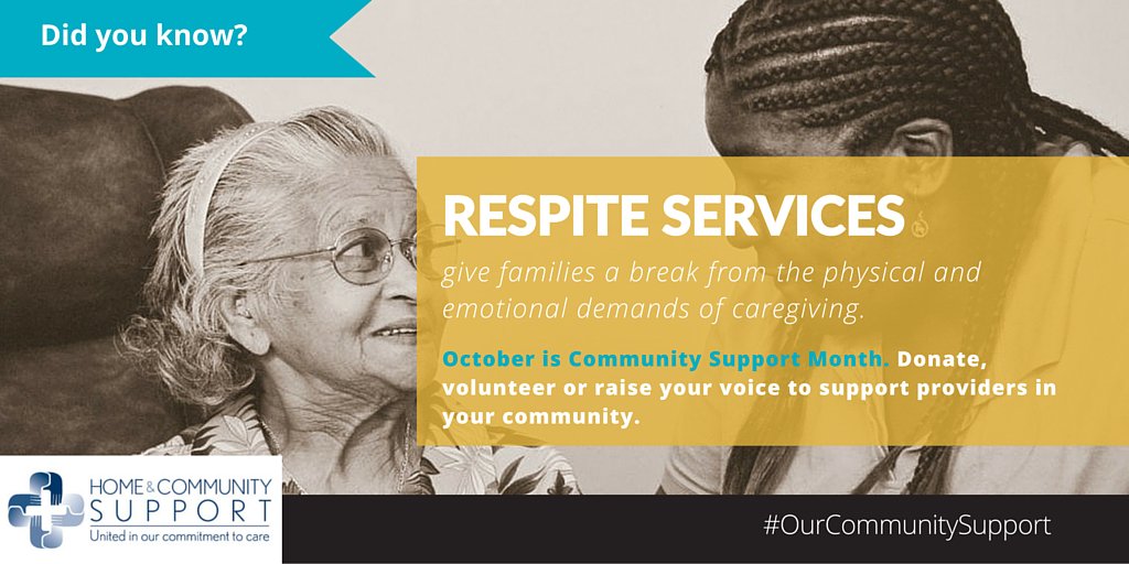 OCSAtweets's tweet photo. Family #caregivers work incredibly hard. Respite gives them a well-deserved break. #OurCommunitySupport #onhealth https://t.co/p1mSqMP2NS