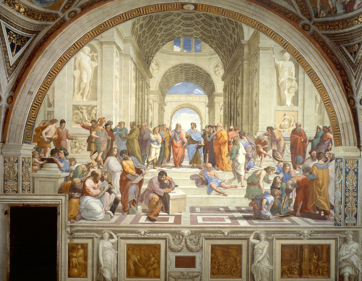 NEMESIarch's tweet photo. @iGuzzini #iGtalk Light and architecture in #Rome, so powerful, so perfect: The School of Athens by Raffaello https://t.co/qfCC3PzEm5