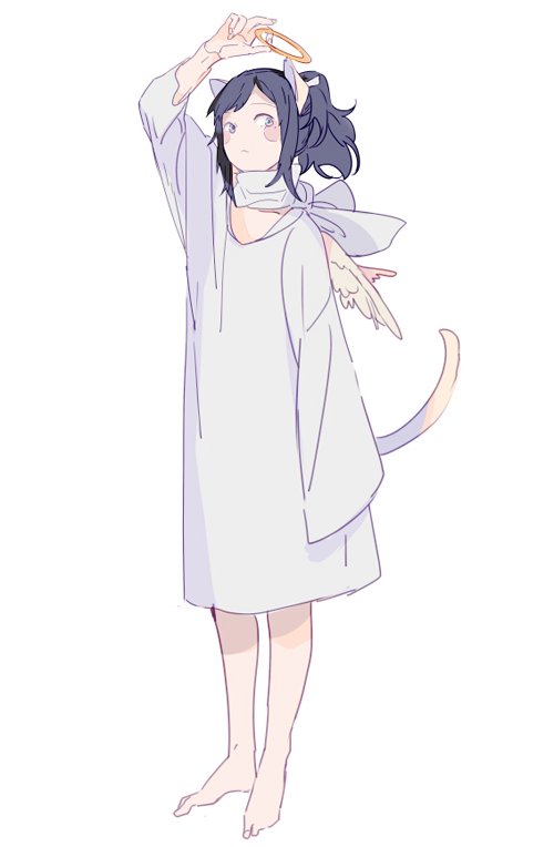 大和守安定 「安定にゃあ～//// 」|nineeeeeoのイラスト