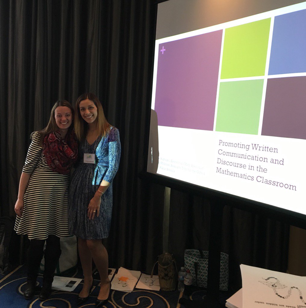 APSMath's tweet image. Presenting at the VA Assoc for the Gifted Conference with @GlebeThinkers...so exciting! #VAGIFTED2015