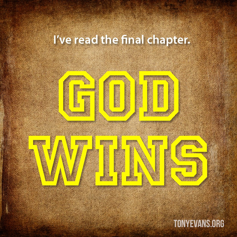 drtonyevans's tweet photo. God wins. #prophecy https://t.co/rp1tMQU9Vq
