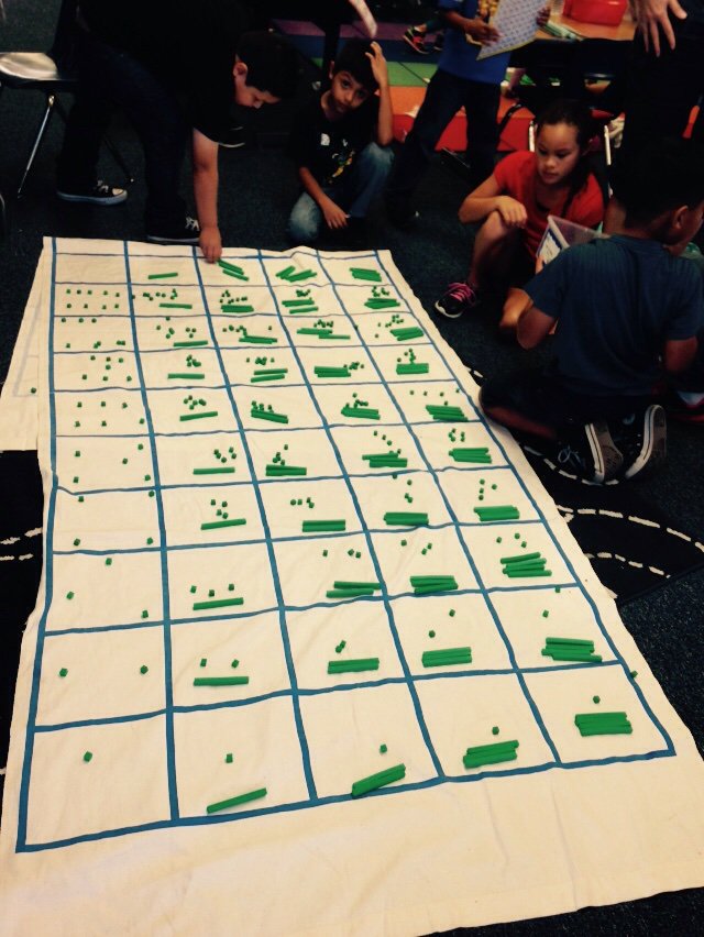 CasitaMagnet's tweet photo. Using inquiry to make 100s charts &amp; develop number sense #IBPYP https://t.co/rSsWuTIlKJ