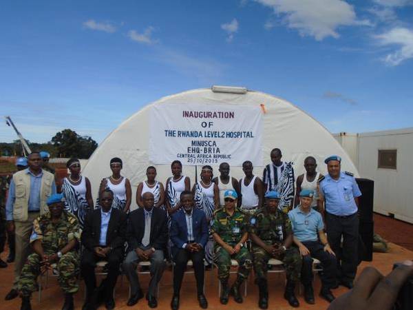 #Rwanda Level 2 #UN Hospital inaugurated in Central African Republic <a href="/UN_CAR/">MINUSCA</a>