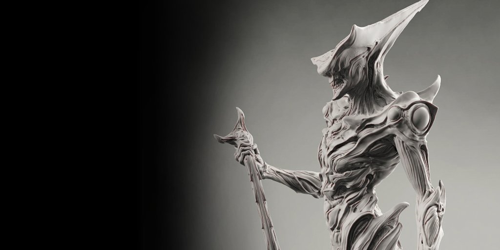 maxonzbrush's tweet image. Stiker character part of Dominic Qwuek’s series. Sculpted in #ZBrush rendered in #KeyShot. zbru.sh/18q