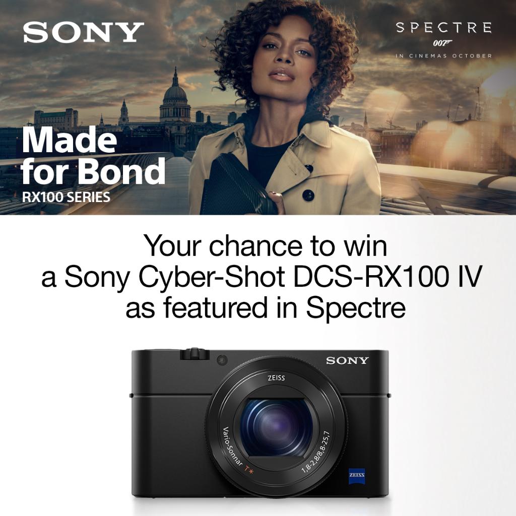 RT and Follow us - you could #win THIS, as seen in <a href="/007/">James Bond</a> #SPECTRE! Ends 28 Oct. T&amp;Cs: amzn.to/1WduoBh <a href="/SonyUK/">Sony UK & Ireland</a>