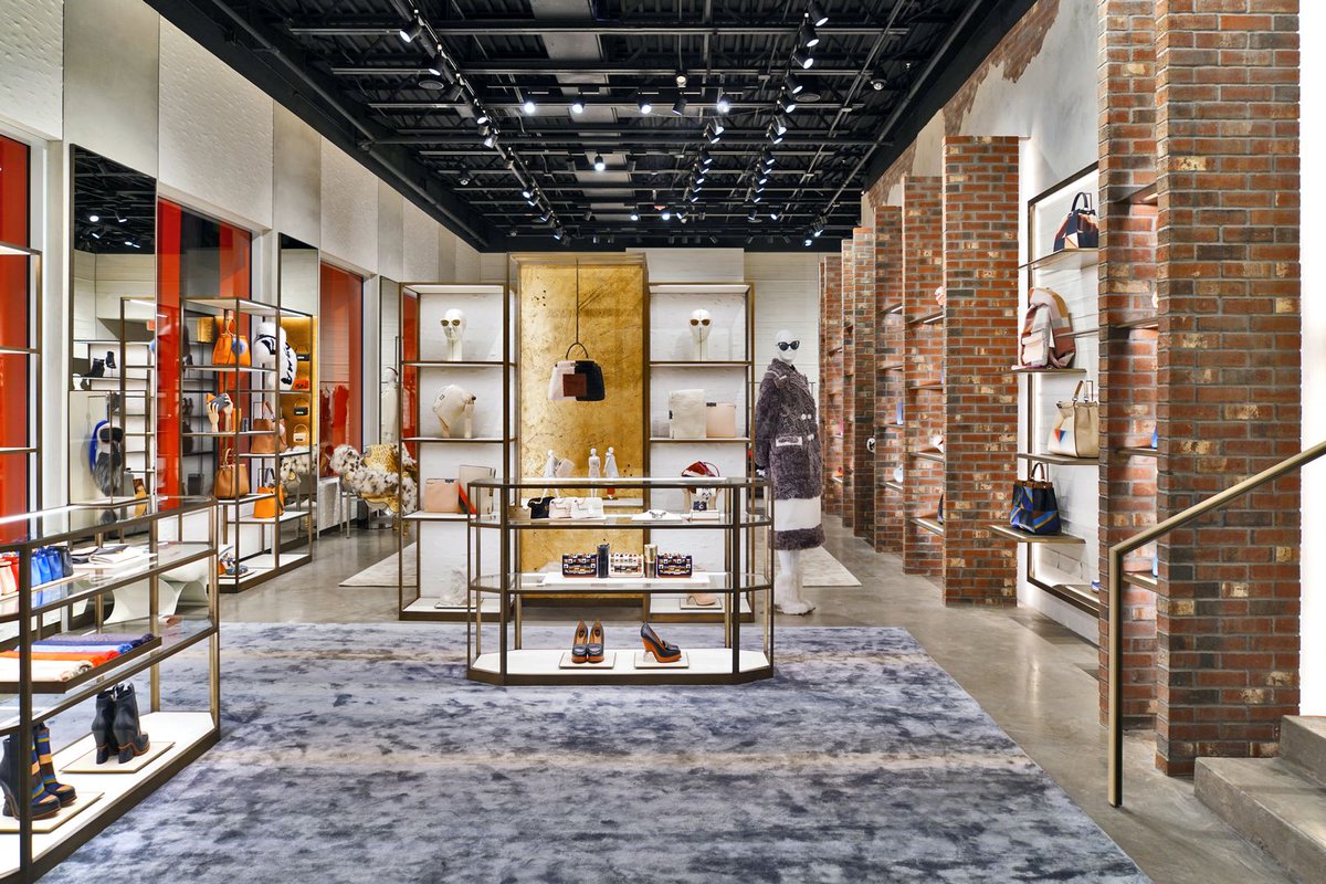 Inside the new #Fendi boutique 