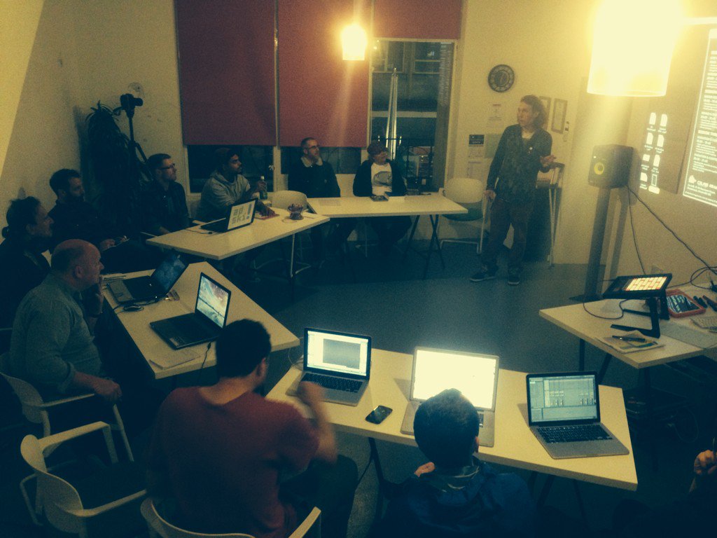 ElevatorSound's tweet photo. Our @Ableton teaching sessions have begun .. https://t.co/YXgBePodtF