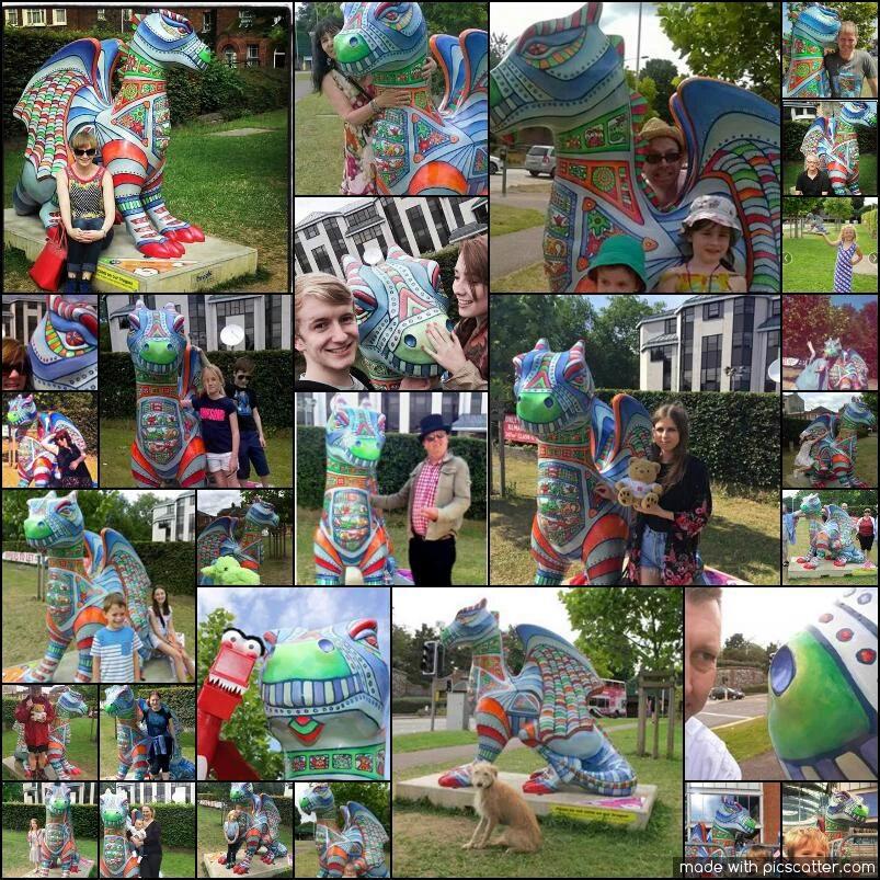 GoGoClang's tweet image. My artist @RobertaWoodArt is making goody bags for all those who selfied with me -contact before 31Oct to get yours!