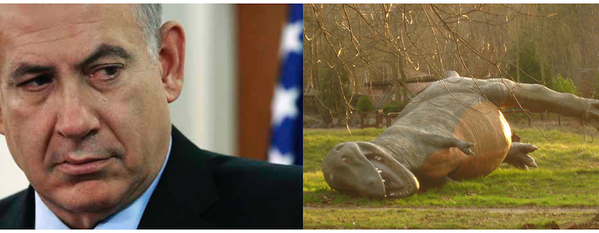 178kakapo's tweet photo. LOL➡ @netanyahu ... say ❝ Palestinians Killed The Dinosaurs❞
Laugh at him 4➤#BibiHistoryLessons
Zio's in Stone Age ? https://t.co/9O0H5RVcIZ