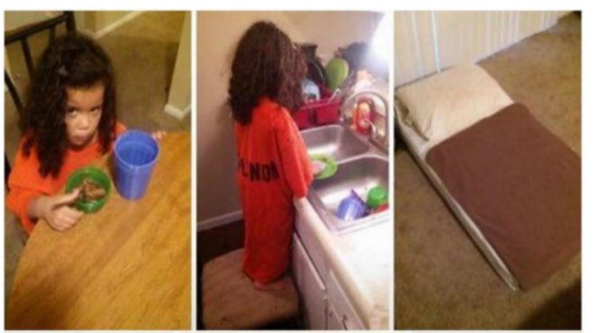 Dad Catches Heat Forcing Toddler Jail Punishment Wearing Orange