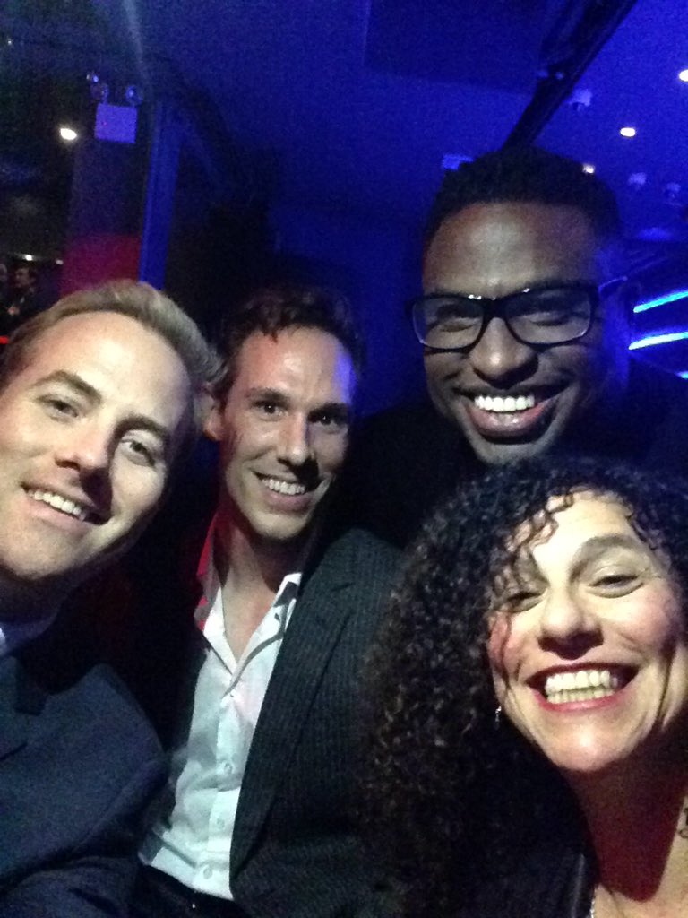 TSongs's tweet photo. At an event!  Not sure what it is, but I'm with these guys, and they are dancing and singing to a recording of me. https://t.co/6oxTQMZQwl