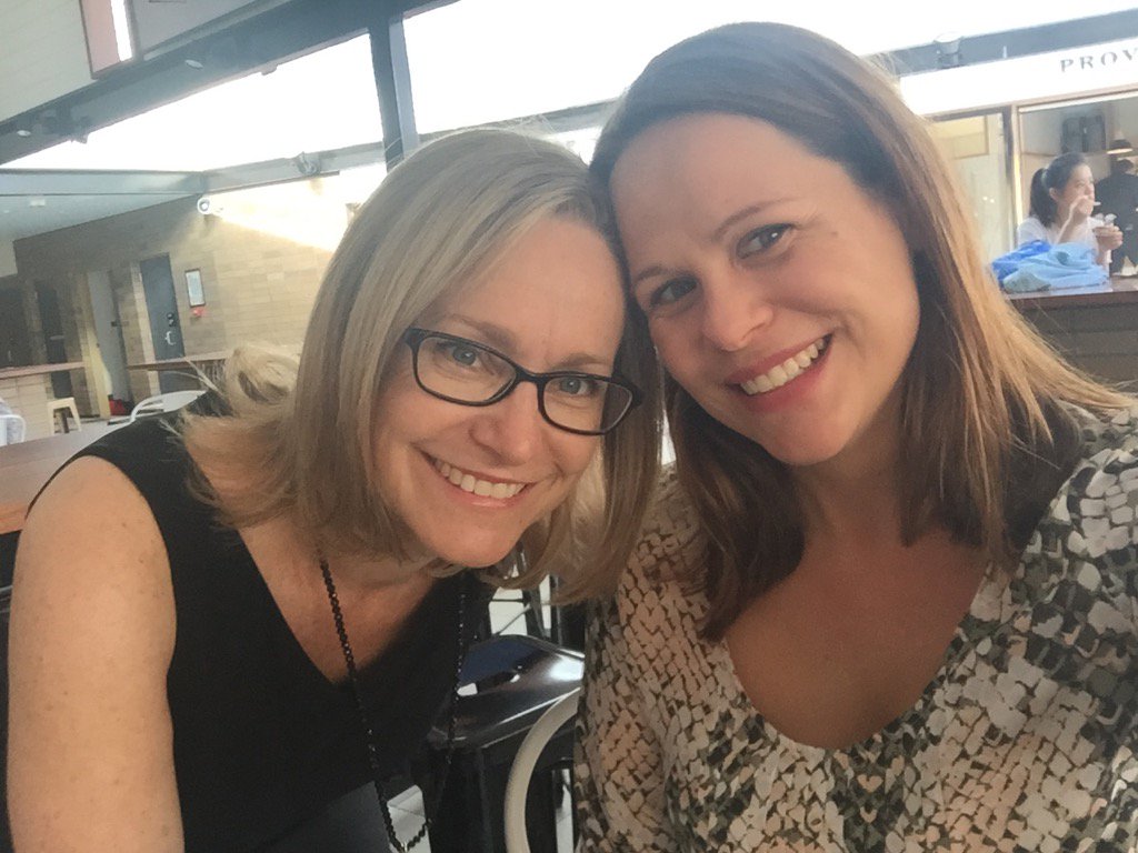heidipiper's tweet photo. Morning catch up @Griffith_Intl and @griffithalumni @JennyLongrigg https://t.co/ZessZ09wPp