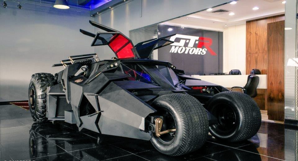 gulfcars's tweet photo. Batmobile for sale for a cool Dh3.5 million  https://t.co/hiZxShgi5A https://t.co/p0iBRj6Xjb