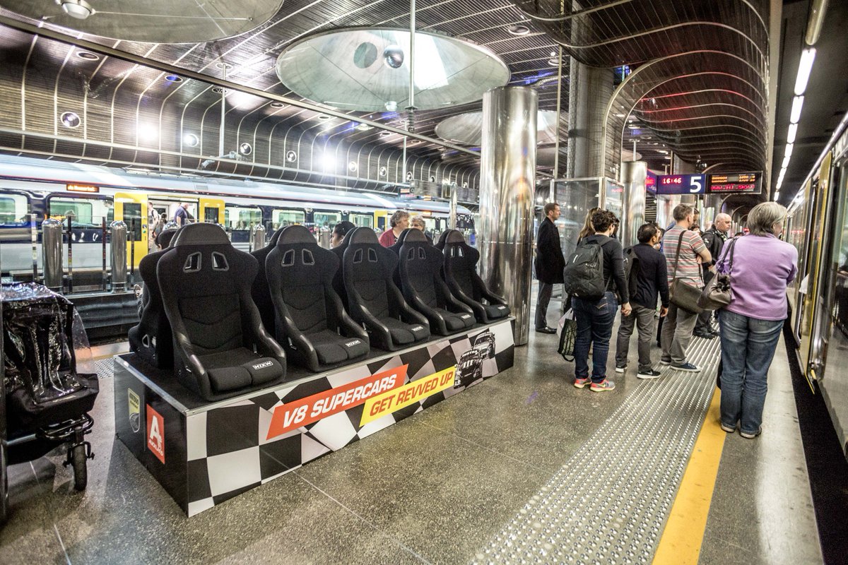 QMSNZ's tweet photo. QMS and @Auckland_NZ are promoting @v8supercars with a piece of ambient the public can get on top of (pun intended) https://t.co/liQb4nsq04