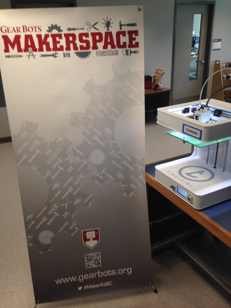 GearBotsBC's tweet photo. Hey #chilliwack #sd33learn We are starting our next #Makerspace course @UFVTrades this Thur @EcoDairy #MakerEdBC https://t.co/v9D5mBArJP