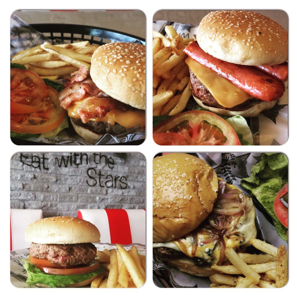 SunsetHotDogs's tweet image. Nuestras #hamburguesas son 100% de res y pan artesanal, hoy #lunes compra 2 y la segunda te sale a 1/2 de precio.