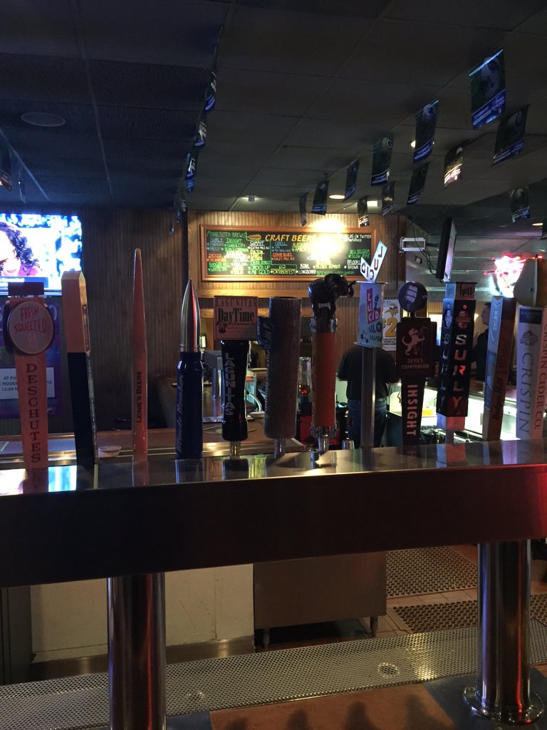 Just one of three of our delicious tap beer towers. See you in for happy hour! #craftbeer #tastyIPAs