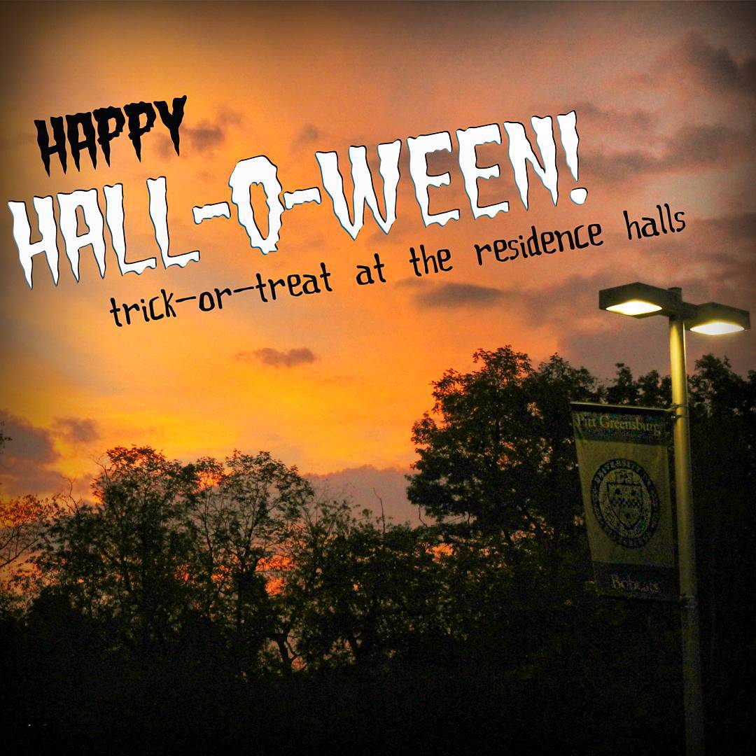 PittGreensburg's tweet image. #ResHall trick-or-treating TONIGHT! Details: instagram.com/p/9T5s4Dl_YM/ #CampusLife #CollegeFun #CollegeExperience #H2P