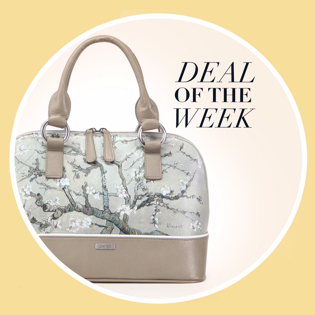 TheIconShoes's tweet photo. Deal of the Week: Our "Almond Branch" Norma Dome Satchel! #VincentVanGogh https://t.co/yXUsVD6eij #IconShoes #style https://t.co/MjynCJahXg