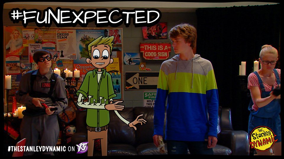 ytv's tweet photo. Things are getting SPOOKY in a new episode of @StanleyDynamic, TONIGHT at 7pm E/P! #funexpected https://t.co/owR72wUadI