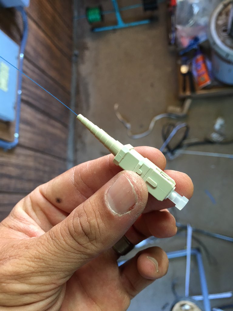 #fiberisawesome UniCam Corning SC connectors