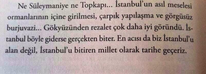 İstanbul'un asıl meselesi