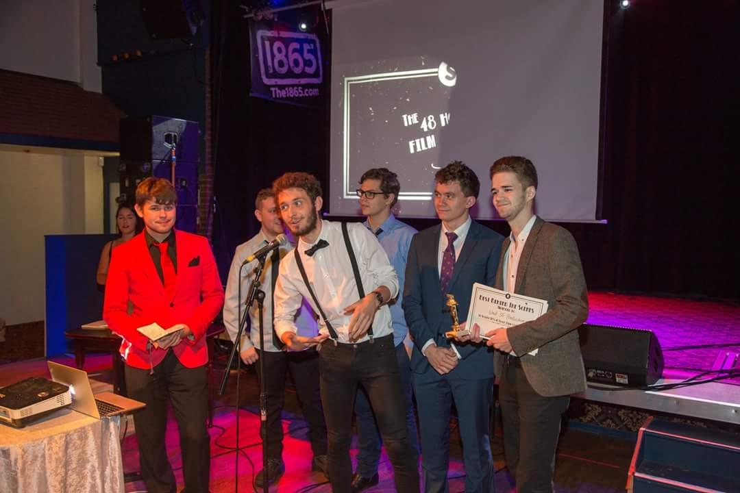 harrypfield's tweet photo. A few of the amazing pictures from last night's awards. So happy we got best behind the scenes! #unit56 #solenttv48 https://t.co/kIYzRlmlbs