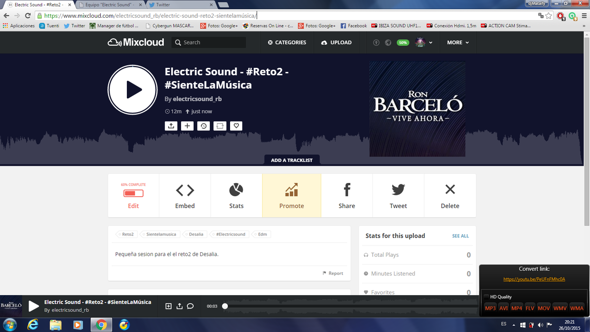 ElectricS_RB's tweet photo. #Reto2 #Sientelamusica #Sesion #Mixcloud @DesaliaMusic @RonBarceloSpain https://t.co/BIAFR8z44f