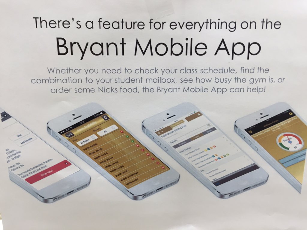 Download the official <a href="/BryantUniv/">Bryant University</a> App today! (Trust us - it's awesome)