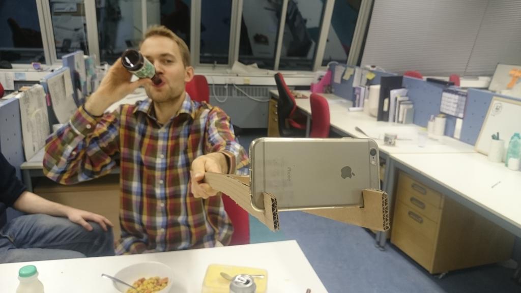 patrickdrabble's tweet image. Home made selfie stick 3.0