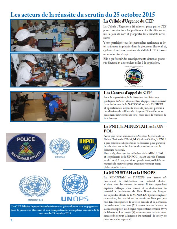 cep_haiti's tweet photo. CEP - BULLETIN # 2 #HaitiElections https://t.co/0CqitNPybQ