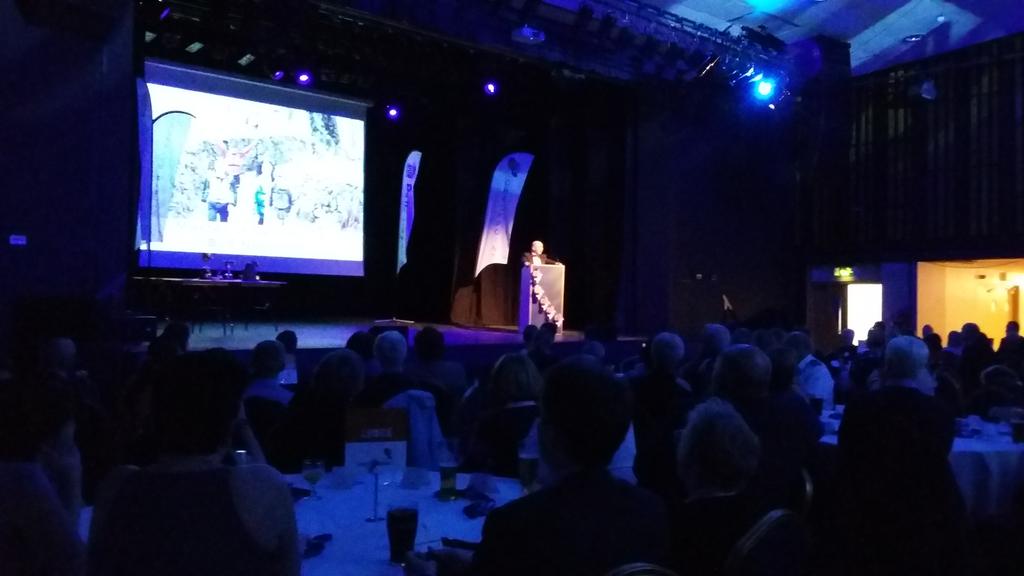 k2bwalk's tweet photo. And the night kicks off with an opening speech from Craig Bland #k2b2015 https://t.co/zXmVGEo0Jr