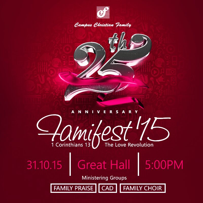 seemagadams's tweet photo. Its famifest 15 on the 31 of oct. In knust #famifest 15 #ccfknust https://t.co/FNhH8p3HiB