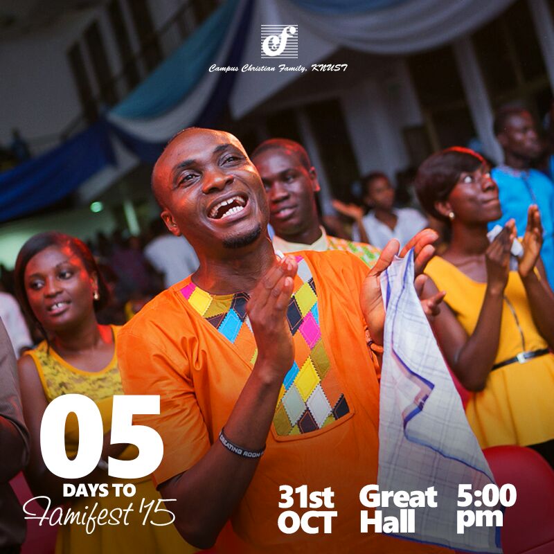 seemagadams's tweet photo. Its famifest 15 on the 31 of oct. In knust #famifest 15 #ccfknust https://t.co/FNhH8p3HiB
