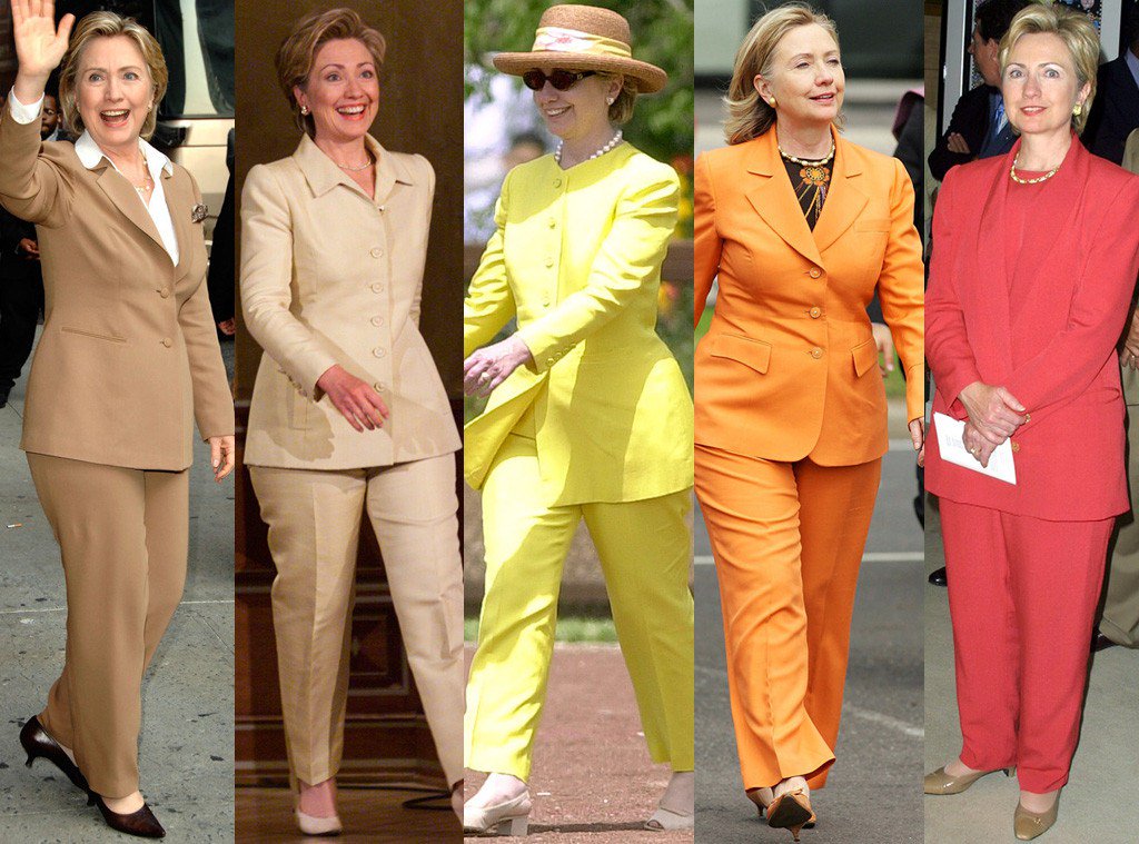 Happy 68th Birthday, Hillary Clinton! See All of Her Colorful Pantsuits Throughout the Years  
