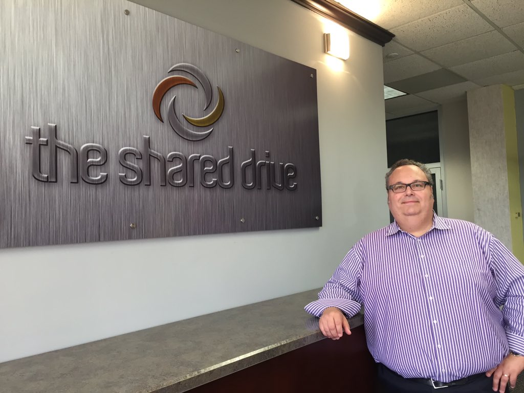 CityofKokomo's tweet photo. .@morgancafe -- the brains behind the "the shared drive" moniker. @GreaterKokomo https://t.co/WViFLUXCHY