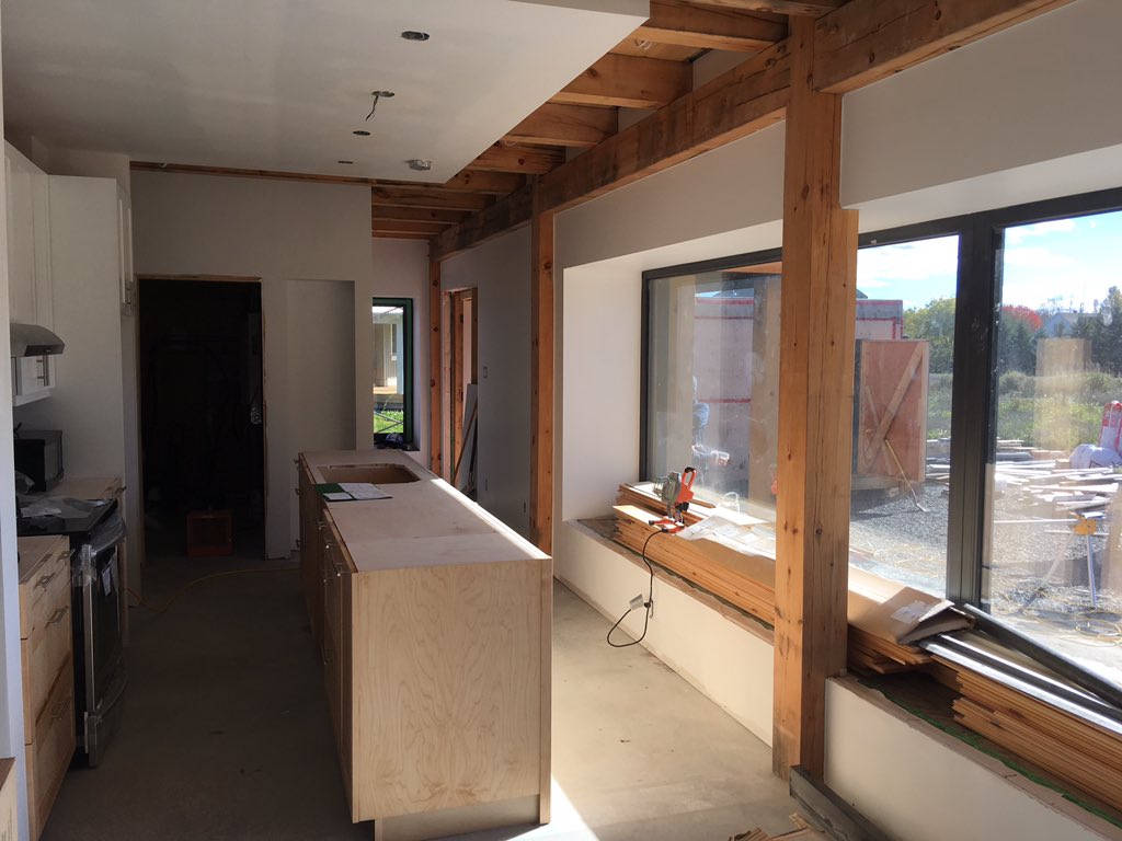 <a href="/PLOTNONPLOT/">PLOTNONPLOT Architecture Inc.</a> Chelsea #passivehouse quickly approaching completion, less than 5 months after breaking ground #prefab