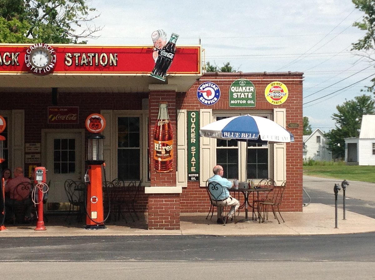 CammackStation's tweet photo. RT @INTorchRelay: #Stop49 Eats: Take a step back in time for great food at @CammackStation! #92counties https://t.co/YAzjNA8DLs