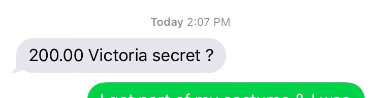 BayleeLangley's tweet photo. When you get that text from your dad....#scaredtogohome https://t.co/vEZ82oLY4V