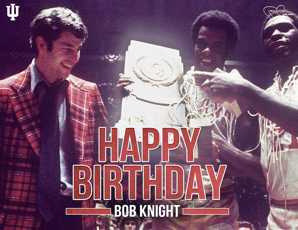 Style Sundays ~ Happy Birthday, Bobby Knight  