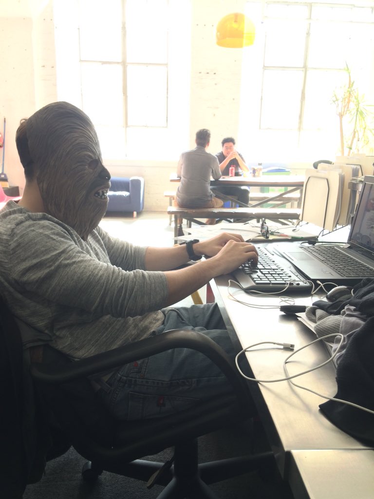 SaintBrendan's tweet image. Trying to be an adult at work like